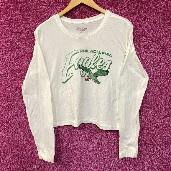 NFL Junk Food Philadelphia Eagles Crop TOP SIZE Small - Picture 1 of 4